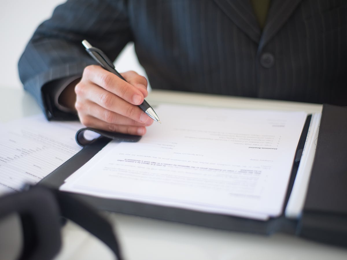 Firma de contrato
